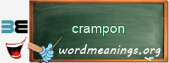 WordMeaning blackboard for crampon